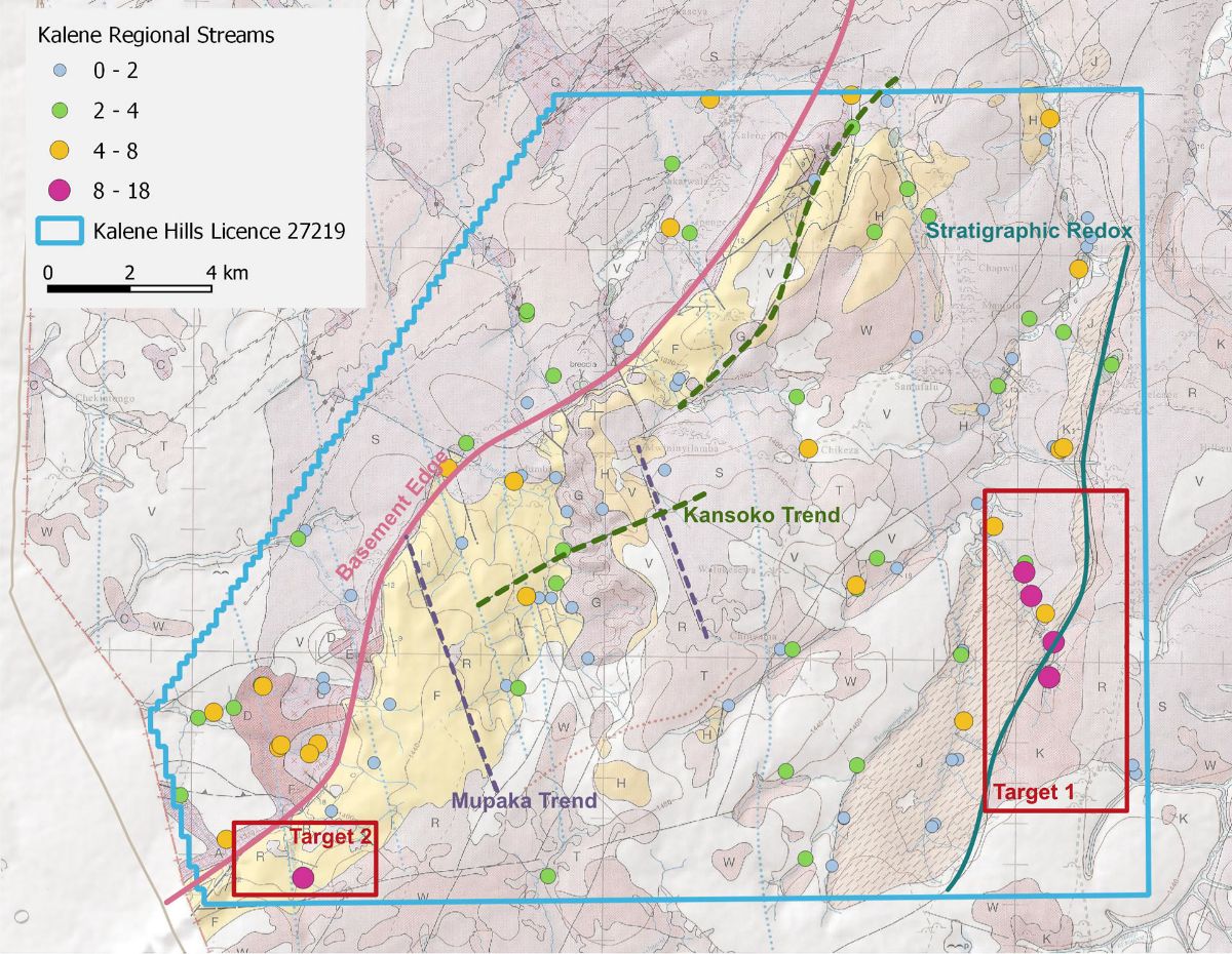 Kalene Hills geological streams